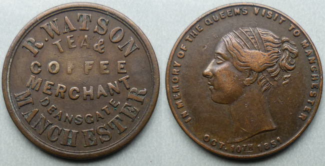Manchester, R Watson tea dealer